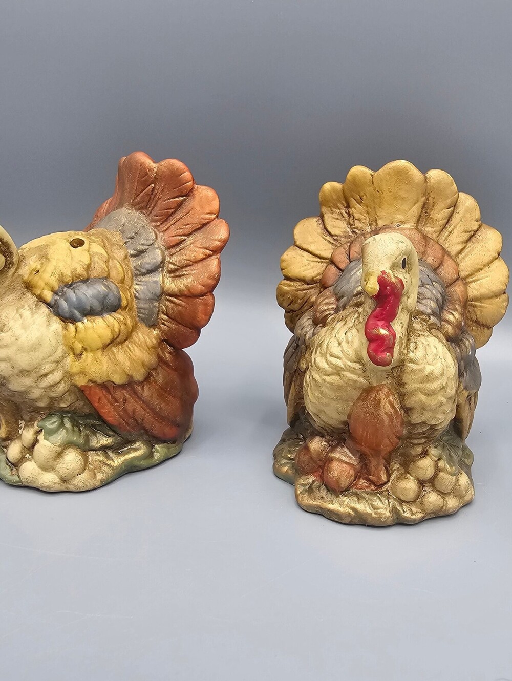 Vintage Ceramic Turkey Salt and Pepper Shakers Set